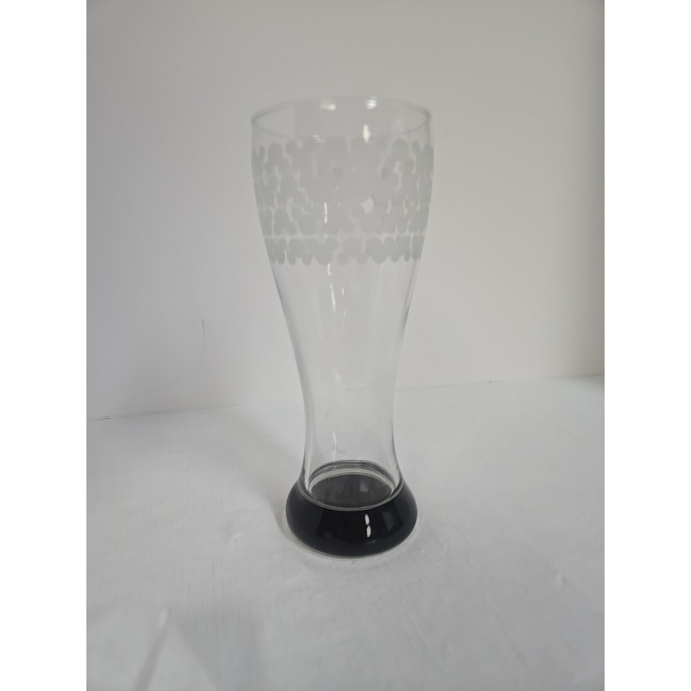 Disney Parks Mickey 16 oz Pilsner Beer Glass with Black Ears Thick Base See Note